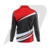 Custom Polo T Shirt Full Sleeves Black Body Red & White Sublimation Design