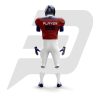 Custom Football Uniform Blue & Red Jersey Design With White Pant