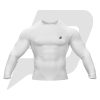 Custom Rash Guard- Compression Shirt White Body Full Sleeves
