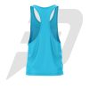 Custom GYM Tank Top For Men Sky Blue Back custom gym tank top, custom tank top, custom gym tank top for men