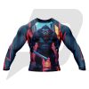 Custom Rash Guard- Compression Shirt Wild King Kong Sublimation Design Full Sleeves