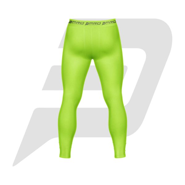 Custom Men Compression Pant Green Color