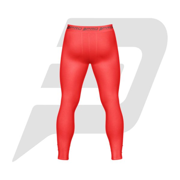 Custom Men Compression Pant Red Color