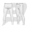 Custom Men Compression Pant White
