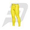 Custom Men Compression Pant Yellow Color