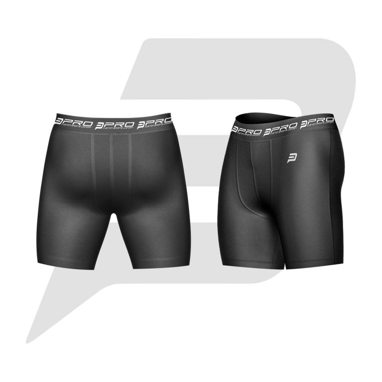 Custom Men Compression Short Black