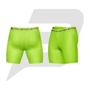 Custom Men Compression Short Green Color