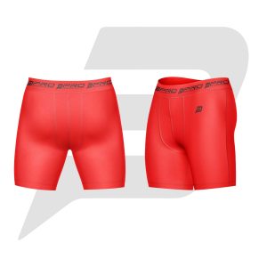 Custom Men Compression Short Red Color