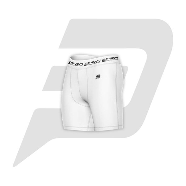 Custom Men Compression Short White